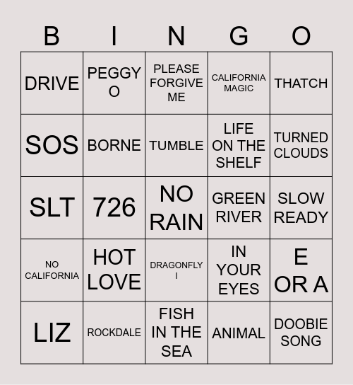 Goose Bingo Round 4 Bingo Card