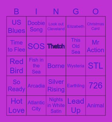 Bonni Bingo Card