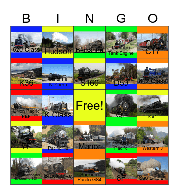 Steam of the 21st Century Bingo Card