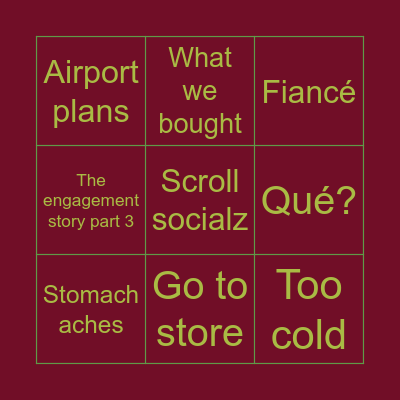 Flag Day Fancy Bingo Card