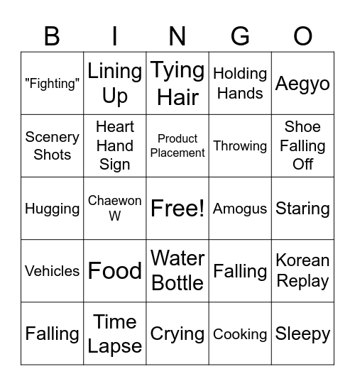 Badge Wars 2 Ep. 4 Bingo Card