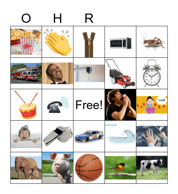"Hör zu!" Bingo Card