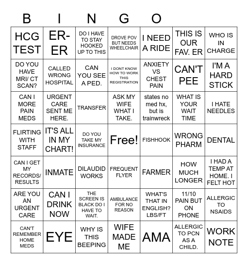 SUMMER BINGO Card