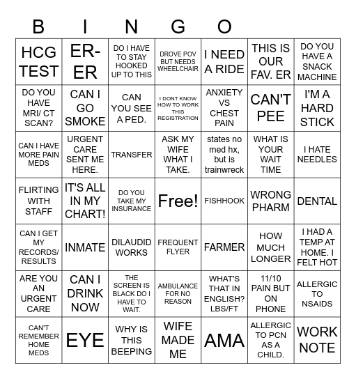 SUMMER BINGO Card