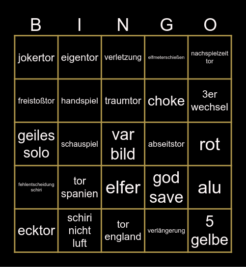 spa eng Bingo Card