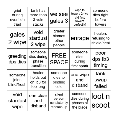 EX6 FARM BINGO Card