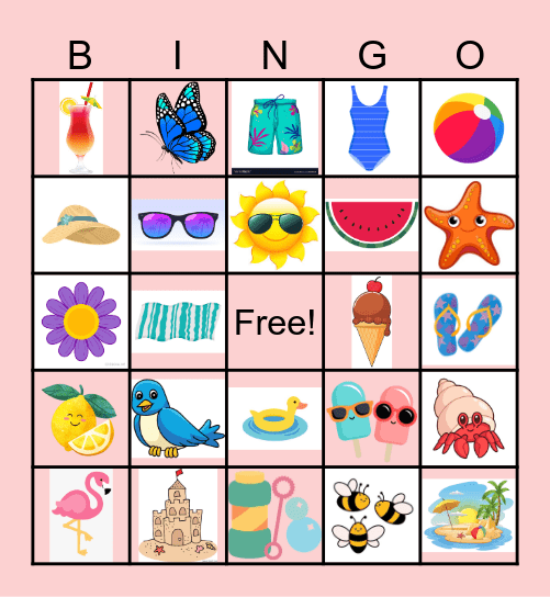 Summer Connections BINGO! Bingo Card