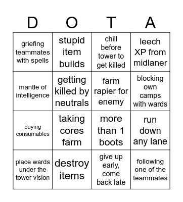 Overwatch case bingo Card