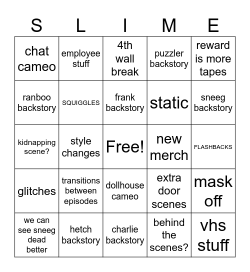 GENLOSS FOUNDERS CUT Bingo Card
