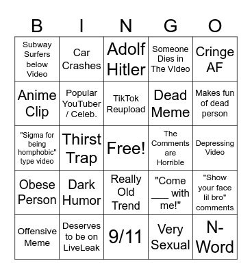 Instagram Reels: The Definitive Bingo Card