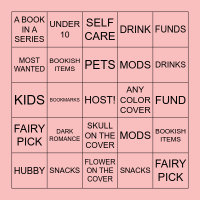 WISHLIST FAIRY Bingo Card