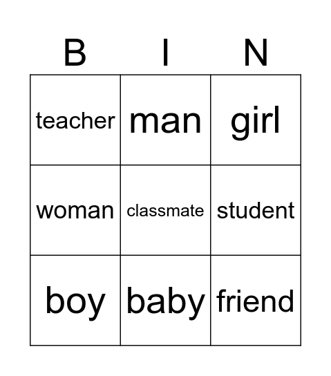 SKE3 Bingo Card