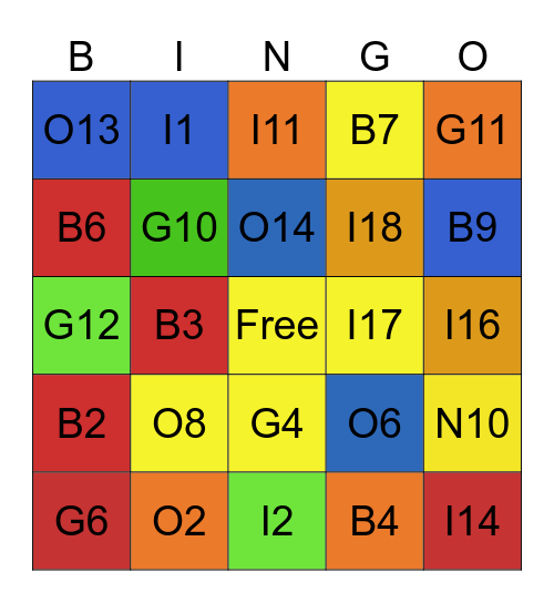 NEFELI PRIDE BINGO Card