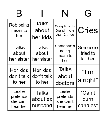 Joe Bingo Card