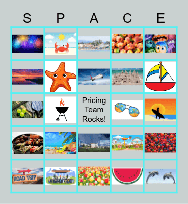 SPACE Presents: Summer Bingo 2024 Bingo Card