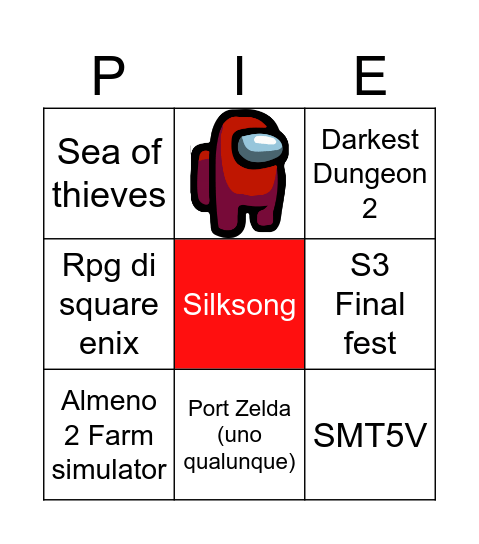 Direct 18 Bingo Card