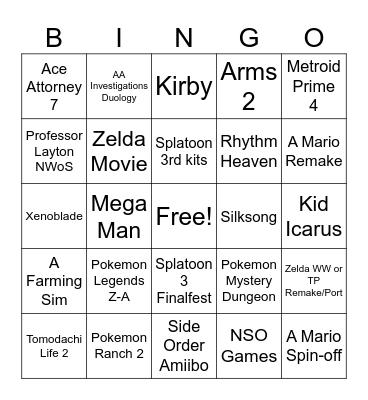 June 2024 Direct Bingo Card