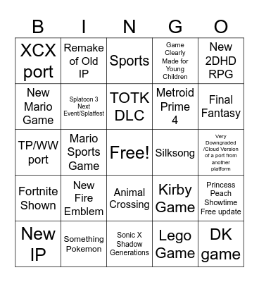 ND 6/17 Bingo Card