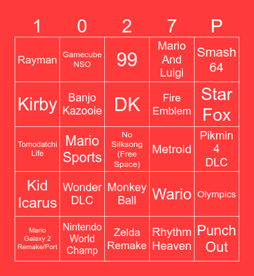 Direct Bingo Card