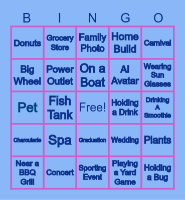 SUMMA TIME Bingo Card