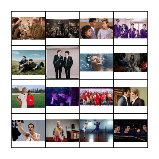 CDG Pride Bingo Card
