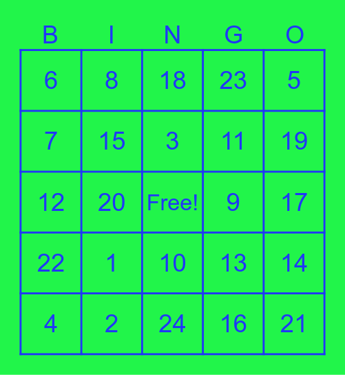 GN BINGO 2024 - Round THREE Bingo Card