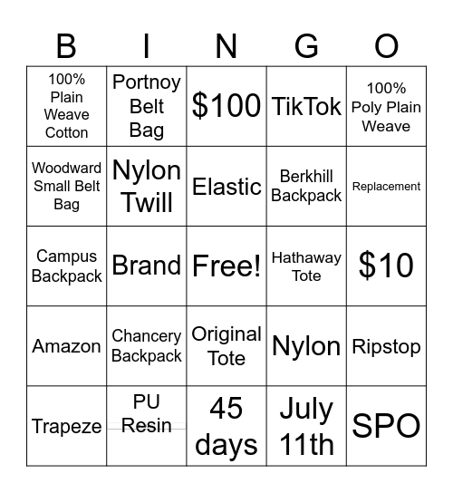 New Day June Bingo Card