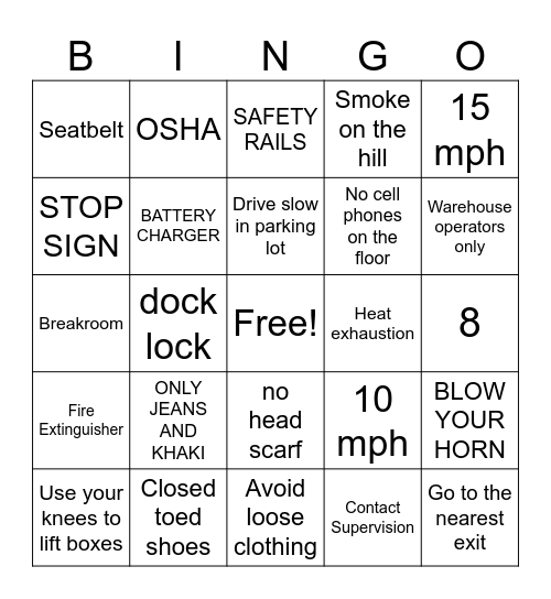 CONMED Bingo Card