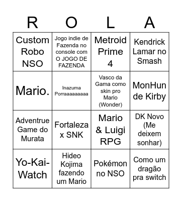 Direct 18.6.2024 Bingo Card