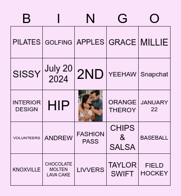 BRIDAL BINGO Card