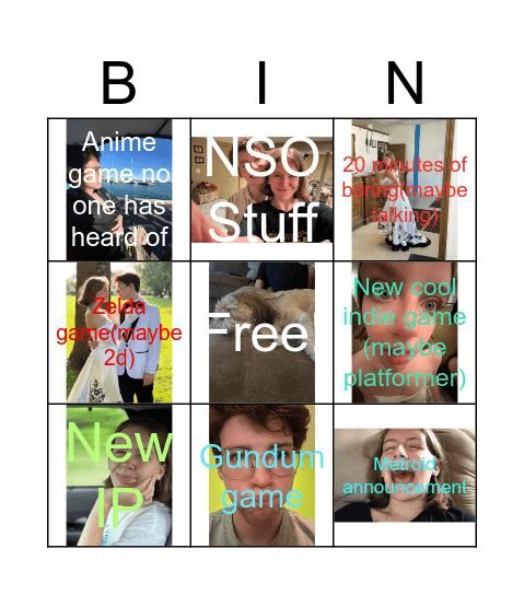 Cabrison Direct Bingo Card