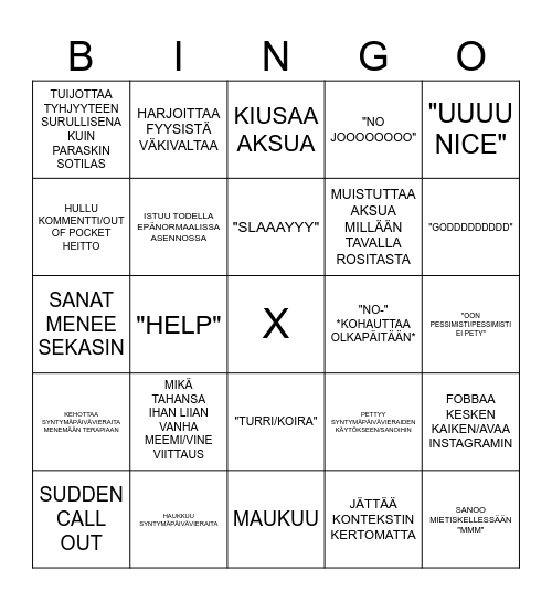 IRIS-BINGO Card