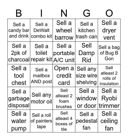 Joni's Bingo! Bingo Card