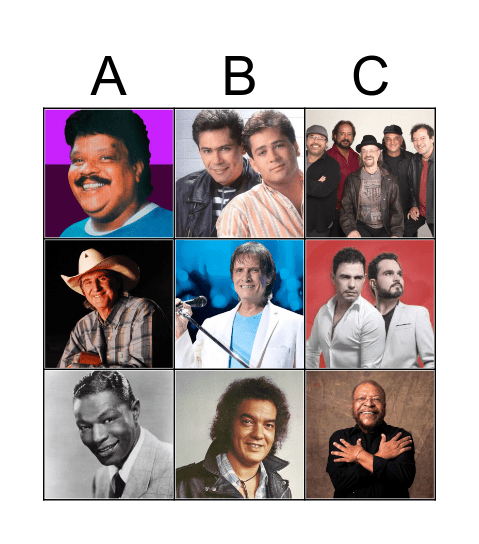 Bingo Musical Bingo Card