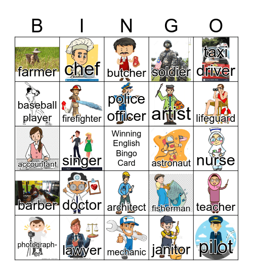 ARTICLES Bingo Card