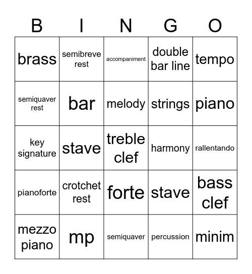 DANCE TO THE BINGO BEAT! Bingo Card