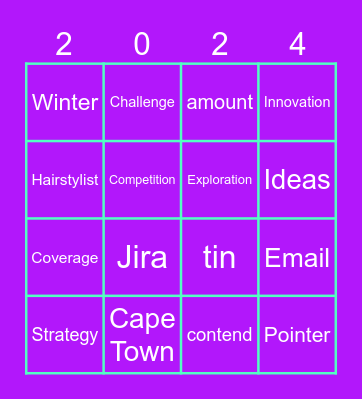 UNITY MONTH VIRTUAL BINGO Card
