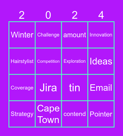 UNITY MONTH VIRTUAL BINGO Card