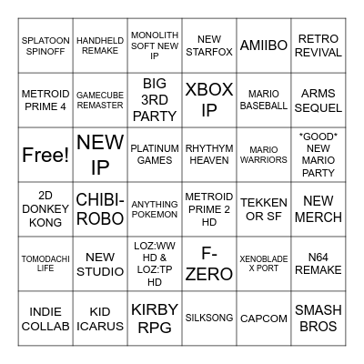 NEVER EVER BINGO Card