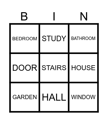 HOUSE Bingo Card