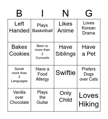 CEC Bingo Card