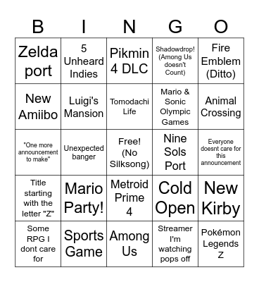 JUNE 2024 Direct Bingo Card