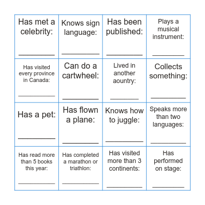 Jack.org All-Staff Bingo Card