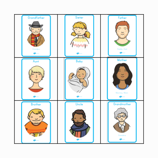 Bingo di famia Bingo Card