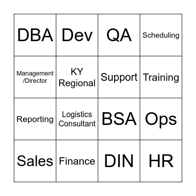 Get to Know Your Coworkers Bingo Card