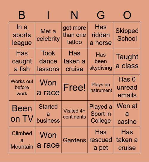 WHO DID IT? Bingo Card