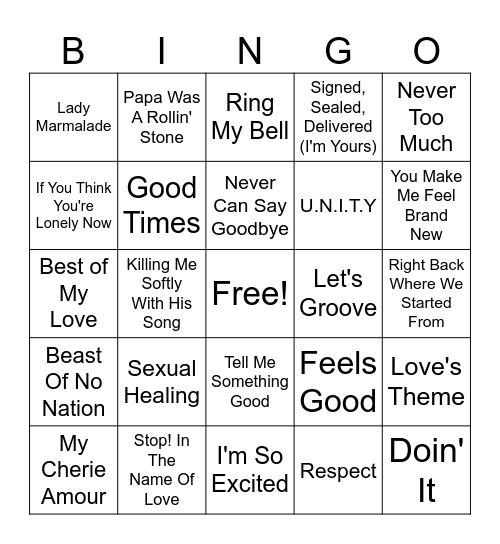 Juneteenth Bingo Card
