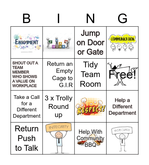 LIONEL V+V BINGO Card