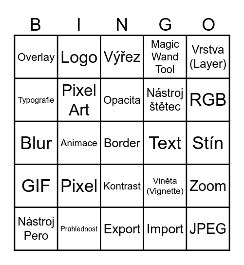 Grafika Bingo Card