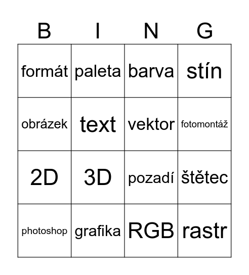 Čísla 1-45 Bingo Card